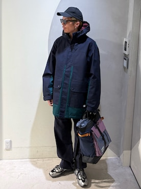 「アイテム（モッズコート）」を使った、Desigual銀座STAFFさん（メンズ・179cm）の秋コーディネート