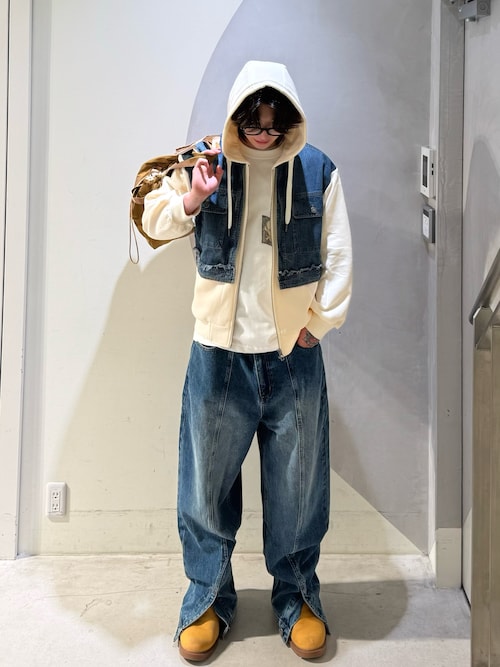 Desigual（デシグアル） パーカー デニムツーピーススウェットパーカー