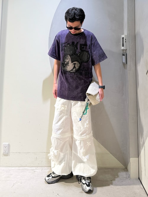 セール】ヴィンテージ風ミッキーマウススパンコールTシャツ（Tシャツ