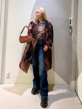 「アイテム（ボディバッグ/ウエストポーチ）」を使った、Desigual銀座STAFFさん（レディース・166cm）の夏コーディネート