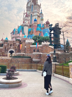 「Disneyland Hongkong」｜_nt.my_さん（レディース・157cm）の春コーディネート