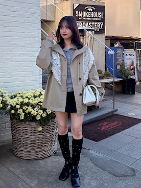 akaneさん（レディース・155cm）の冬コーディネート