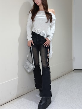 RIAさん(レディース・162cm)の冬コーディネート