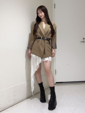 RIAさん（レディース・162cm）の春コーディネート