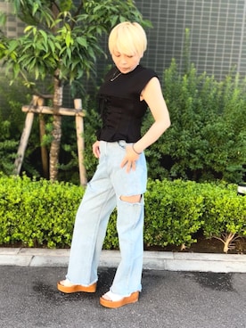 kyokoroseさん（レディース・157cm）の夏コーディネート