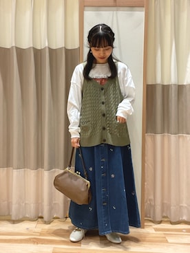 あずまみかさん（レディース・153cm）の秋コーディネート