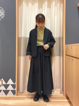 「sm2rhythm（サマンサモスモスリズム）のアイテム（ジャケット/アウター）」を使った、あずまみかさん（レディース・153cm）の秋コーディネート