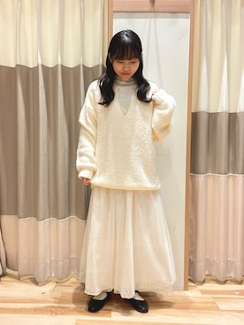 あずまみかさん(レディース・153cm)の冬コーディネート