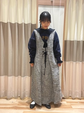 あずまみかさん（レディース・153cm）の冬コーディネート