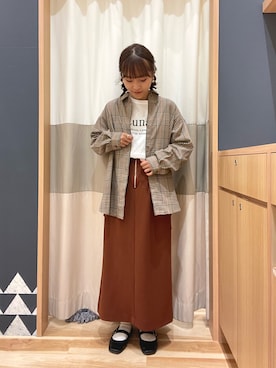 あずまみかさん（レディース・153cm）の秋コーディネート