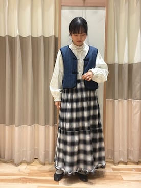 あずまみかさん（レディース・153cm）の冬コーディネート