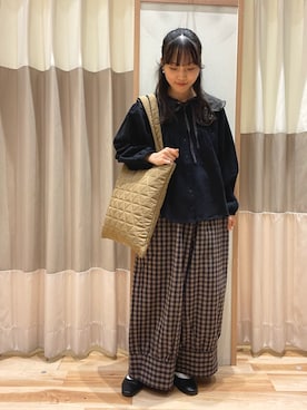 あずまみかさん（レディース・153cm）の秋コーディネート