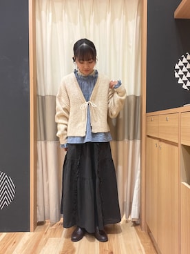 あずまみかさん（レディース・153cm）の冬コーディネート