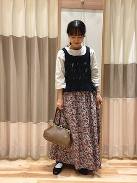 あずまみかさん（レディース・153cm）の秋コーディネート