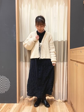 あずまみかさん（レディース・153cm）の冬コーディネート