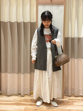 あずまみかさん（レディース・153cm）の秋コーディネート