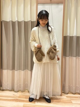 あずまみかさん（レディース・153cm）の秋コーディネート