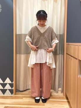 あずまみかさん（レディース・153cm）の秋コーディネート