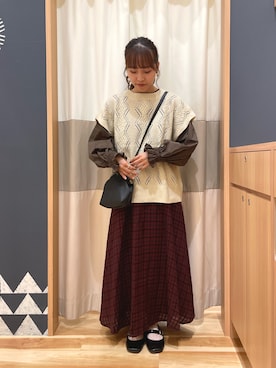 あずまみかさん（レディース・153cm）の秋コーディネート