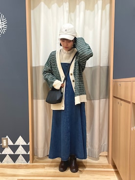 あずまみかさん（レディース・153cm）の冬コーディネート