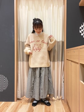 あずまみかさん(レディース・153cm)の冬コーディネート