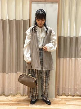 あずまみかさん（レディース・153cm）の秋コーディネート