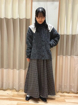 あずまみかさん(レディース・153cm)の冬コーディネート