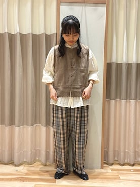 あずまみかさん（レディース・153cm）の秋コーディネート