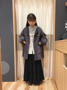 あずまみかさん(レディース・153cm)の冬コーディネート