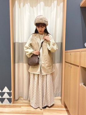 あずまみかさん（レディース・153cm）の冬コーディネート