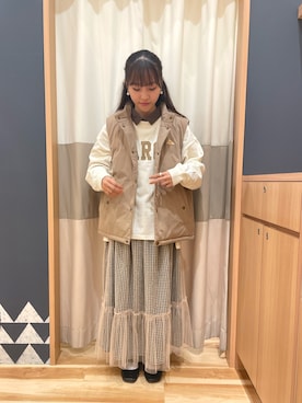 あずまみかさん（レディース・153cm）の冬コーディネート