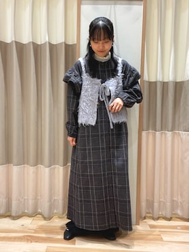 あずまみかさん（レディース・153cm）の冬コーディネート