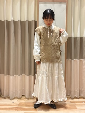 あずまみかさん（レディース・153cm）の冬コーディネート