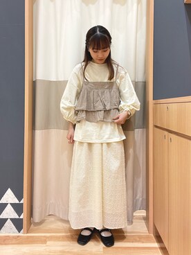 「アツいコーデ全部見せ」｜あずまみかさん（レディース・153cm）の夏コーディネート