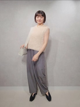 「フェザー」｜「アイテム（パンプス）」を使った、ノノカさん（レディース・156cm）の夏コーディネート