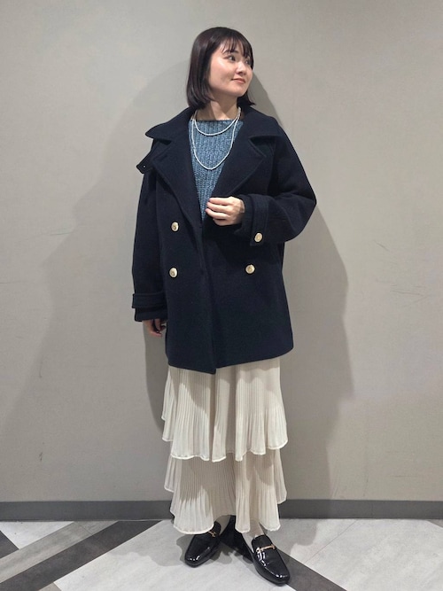 スーパー100 2WAYコート（ピーコート）｜A part by（アパートバイ）の