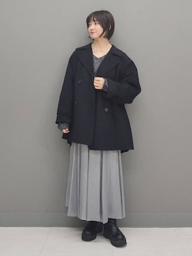 「A part by（アパートバイ）のアイテム（シューズ）」を使った、ノノカさん（レディース・156cm）の秋コーディネート