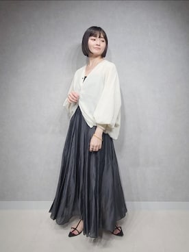 「アパートバイローリーズ」｜「アイテム（キャミソール）」を使った、ノノカさん（レディース・156cm）の夏コーディネート