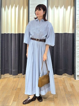 「A part by（アパートバイ）のアイテム（ベルト）」を使った、ノノカさん（レディース・156cm）の夏コーディネート
