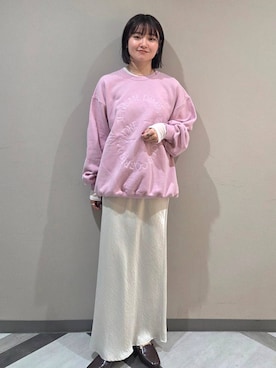 「アイテム（ローファー）」を使った、ノノカさん（レディース・156cm・20代）の冬コーディネート