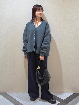 「アイテム（チョーカー）」を使った、ノノカさん（レディース・156cm・20代）の秋コーディネート