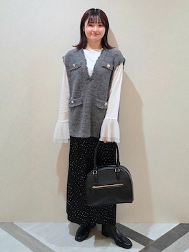 「A part by（アパートバイ）のアイテム」を使った、ノノカさん（レディース・156cm）の秋コーディネート