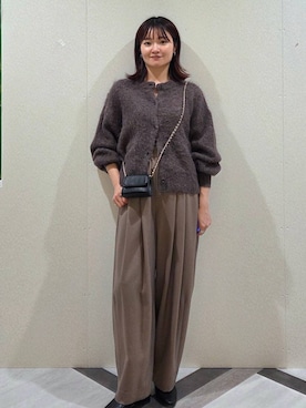 「A part by（アパートバイ）のアイテム」を使った、ノノカさん（レディース・156cm）の秋コーディネート