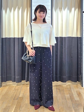 「アイテム（パンプス）」を使った、ノノカさん（レディース・156cm）の夏コーディネート