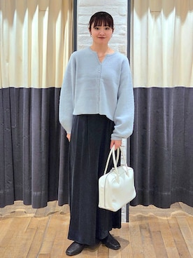 「アイテム（シュシュ）」を使った、ノノカさん（レディース・156cm・20代）の秋コーディネート
