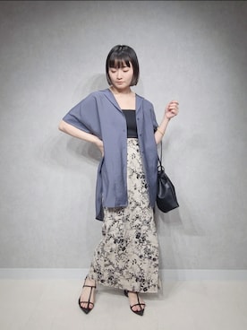「アパートバイローリーズ」｜「アイテム（キャミソール）」を使った、ノノカさん（レディース・156cm）の夏コーディネート