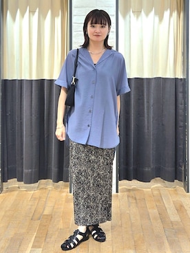 「アイテム（チョーカー）」を使った、ノノカさん（レディース・156cm・20代）の夏コーディネート