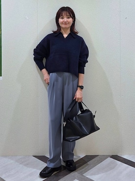 「SNAP_apart by lowrys」｜ノノカさん（レディース・156cm）の秋コーディネート