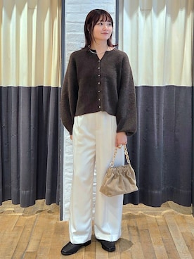 「アイテム（リング）」を使った、ノノカさん（レディース・156cm・20代）の秋コーディネート