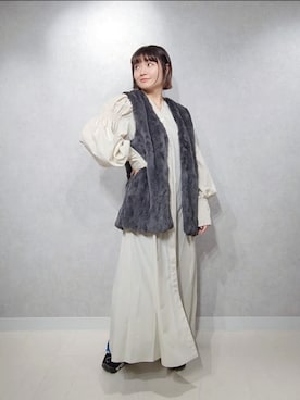 「アパートバイローリーズ」｜「アイテム（スニーカー）」を使った、ノノカさん（レディース・156cm）の秋コーディネート